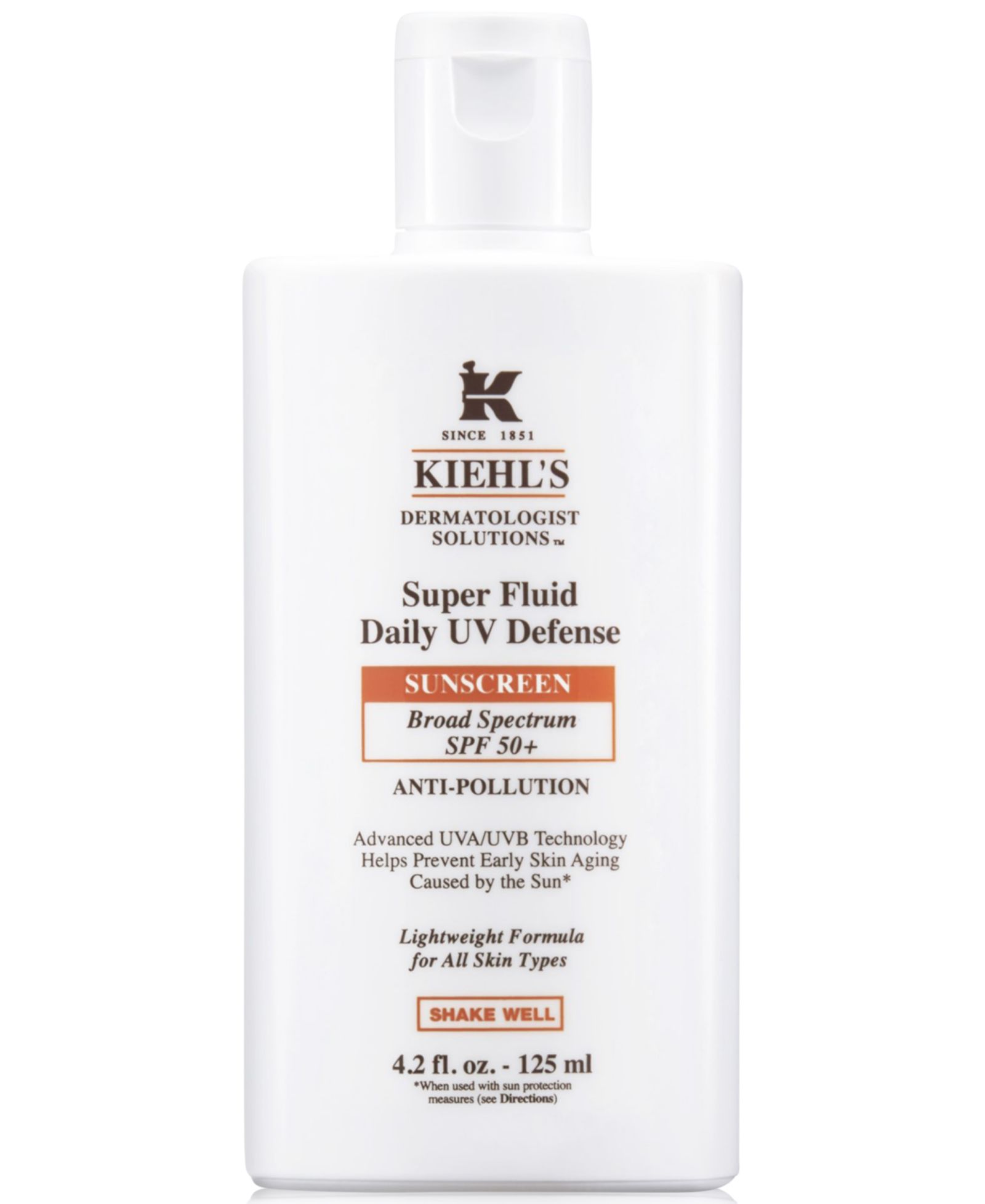 Kiehl's Since 1851 Dermatologist Solutions Super Fluid Daily UV Defense, 4.2 oz.