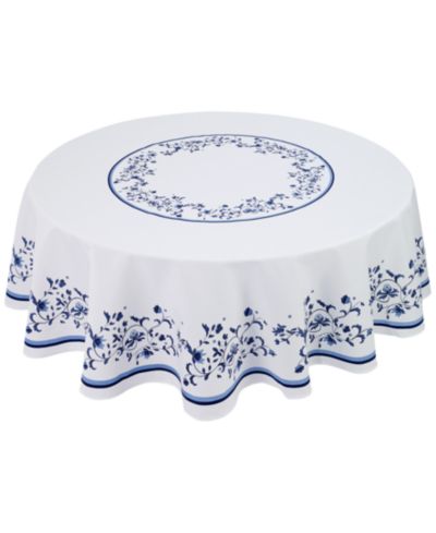 Avanti Portmeirion Blue Portofino Круглая скатерть 70"