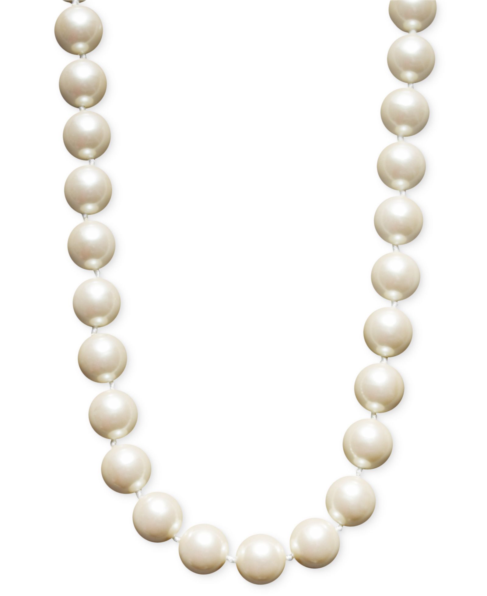 Charter Club Imitation 14mm Pearl Collar Necklace, Created for Macy's