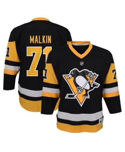 Детская джерси Outerstuff Evgeni Malkin Black Pittsburgh Penguins Home Replica Player