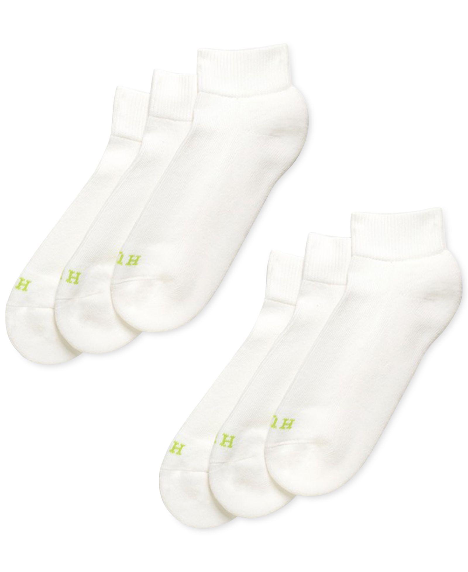 HUE® Женские носки Quarter Top, 6 шт.