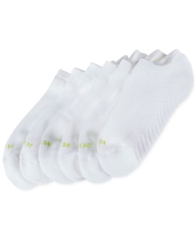 Hue® Женский Massaging No Show 6 Pack Socks