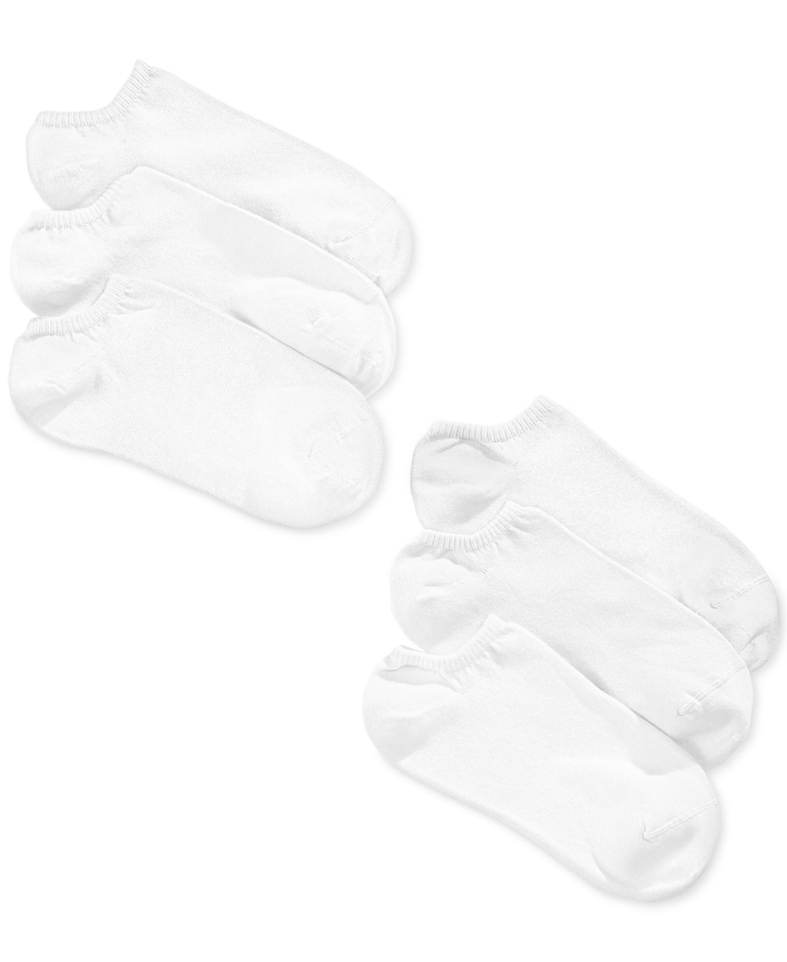HUE® Women's 6 Pack Cotton No Show Socks U6421