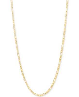 Золотая цепочка Italian Gold Figaro, 22 дюйма (2-3/8 мм) из золота 10k