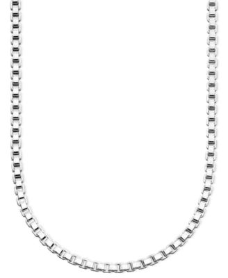 Серебряная цепочка Giani Bernini, 18" Box Chain