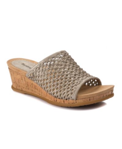 Baretraps Women's Flossey Slide Wedge Sandals