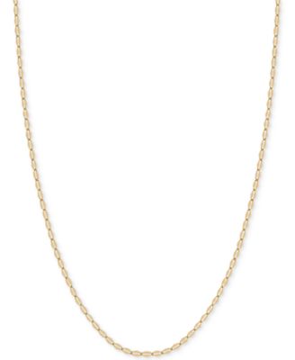 20" Mirror Link Chain (2mm) in 14K Gold