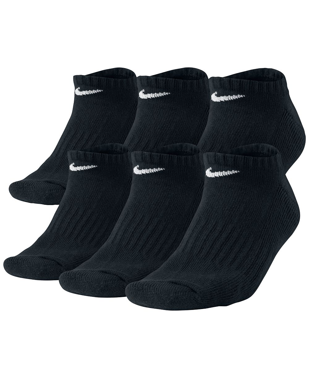 Nike Unisex Everyday Cushioned Training No-Show Socks, 6-Pack