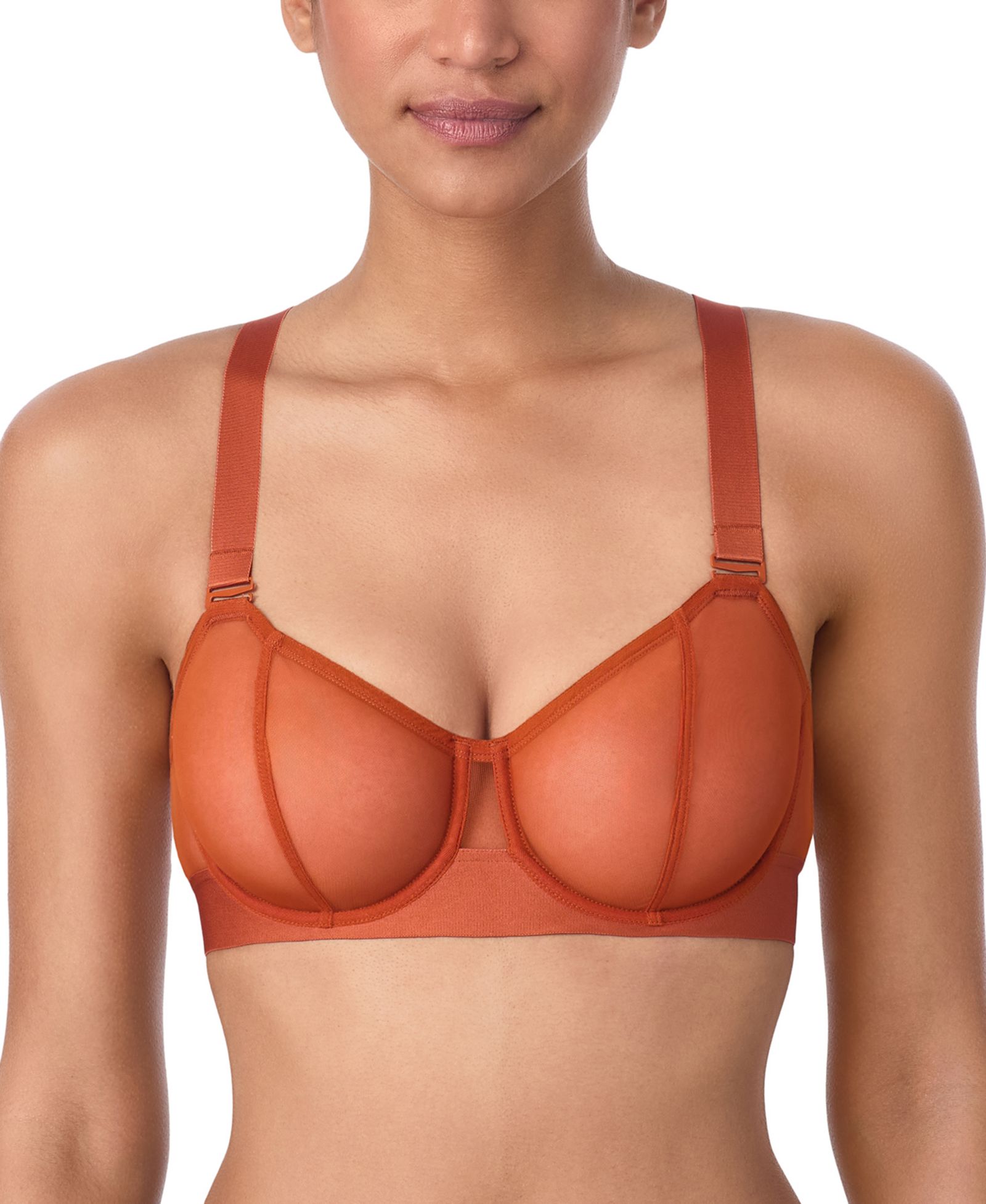DKNY Женский прозрачный сетчатый бюстгальтер DK4939