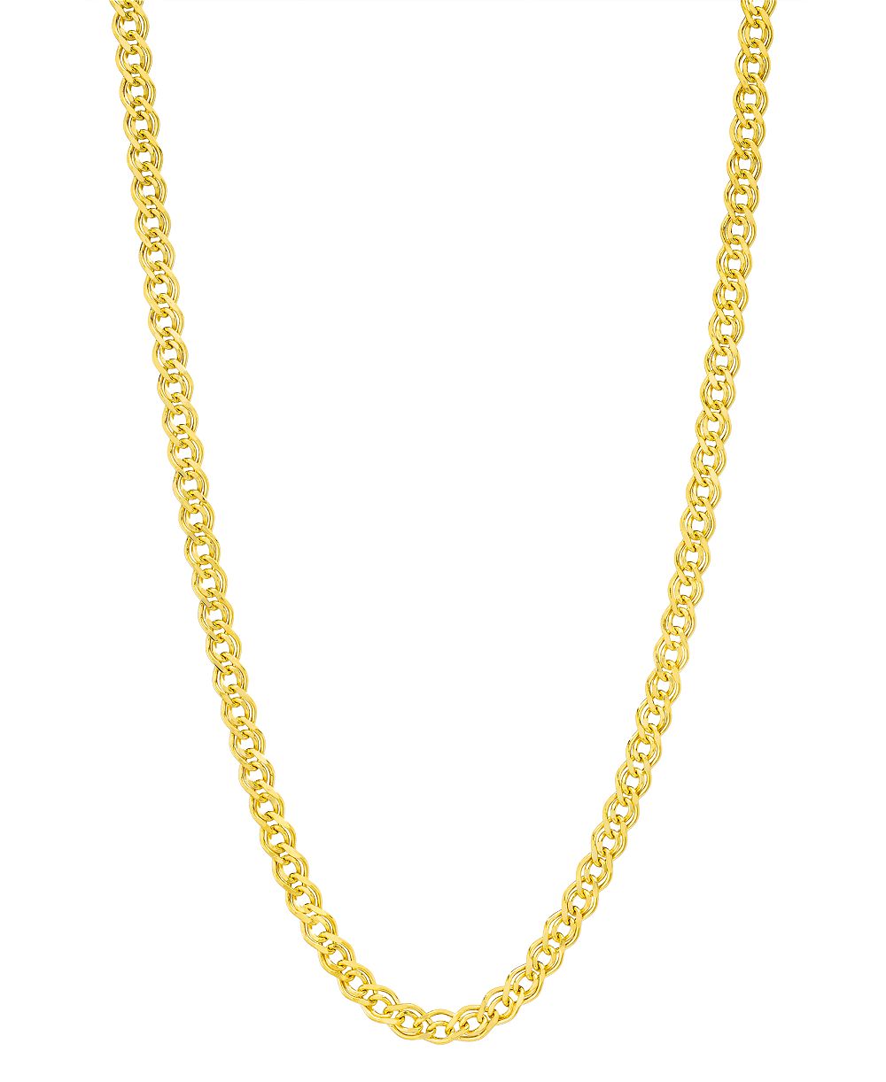 Цепочка-ожерелье Macy's 22" Nonna Link (3-3/4mm) в 14k Gold