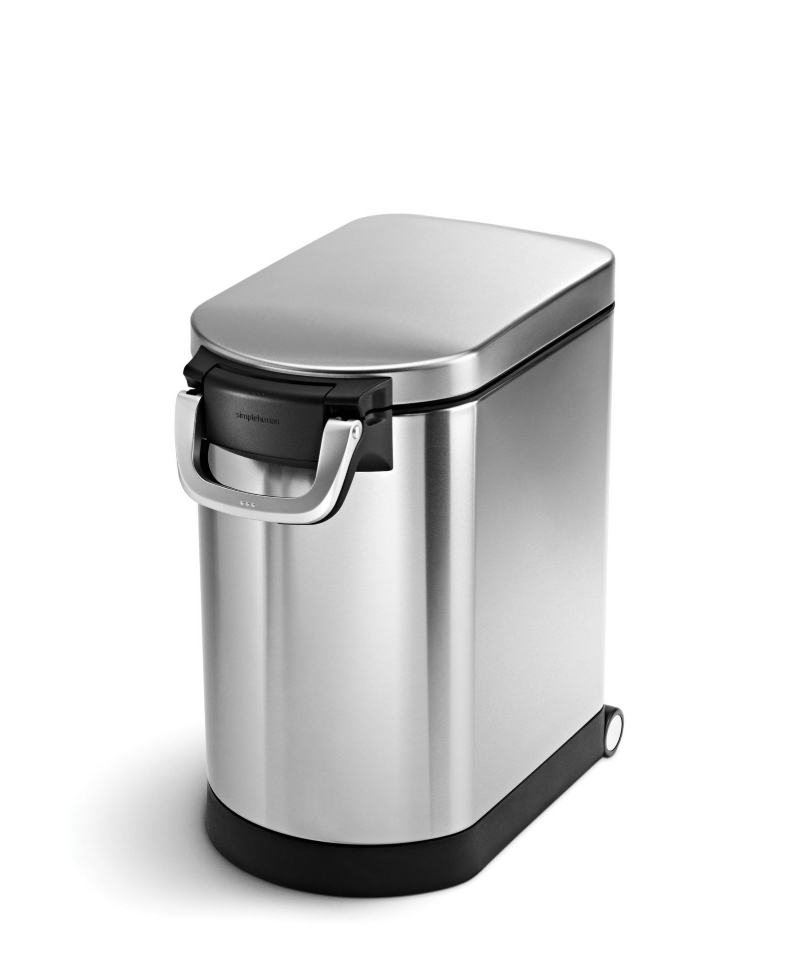 Simplehuman Medium Pet Food Can, Storage Container with Magnetic Scoop