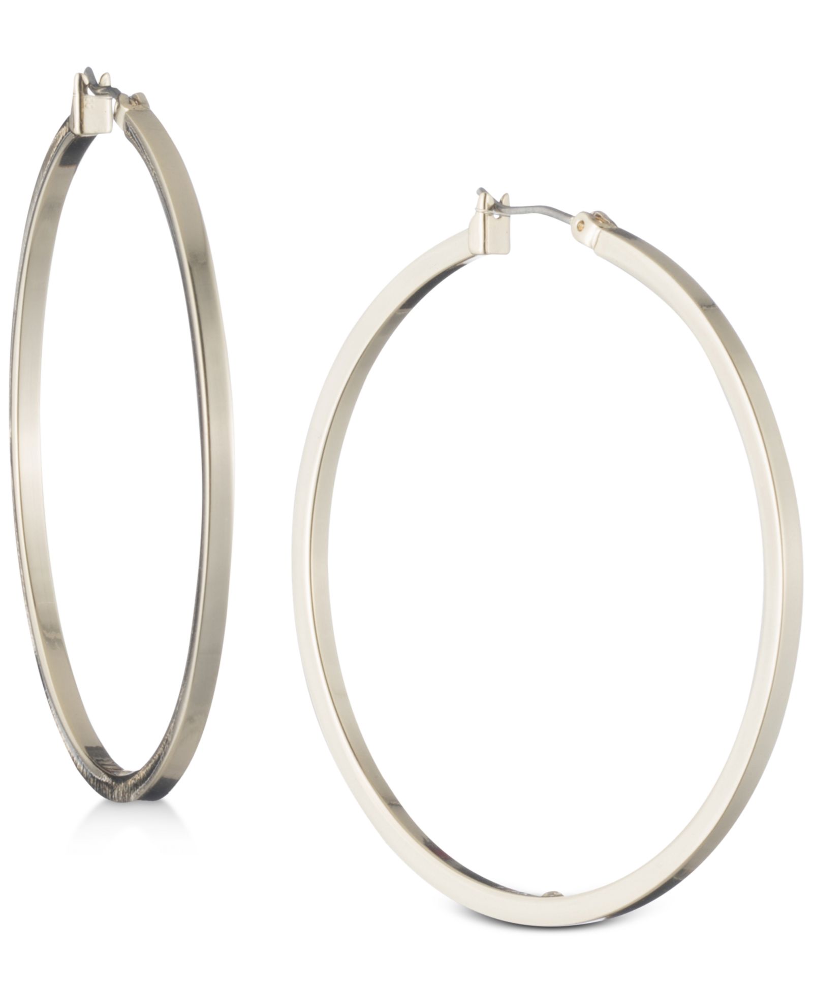 Серьги-кольца DKNY Thin Hoop 2"