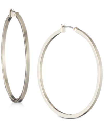 Серьги-кольца DKNY Thin Hoop 2"