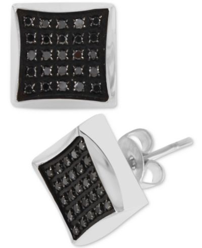 Серьги-гвоздики Diamond Square Cluster Stud Earrings (1/4 ct. t.w.)