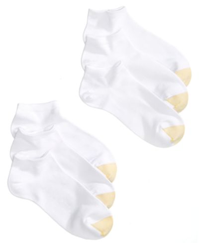 Женские повседневные ультрамягкие носки-лайнеры Gold Toe, набор 6 шт.