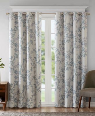 Julie Botanical штора Blackout для спальни, 50x95 дюймов