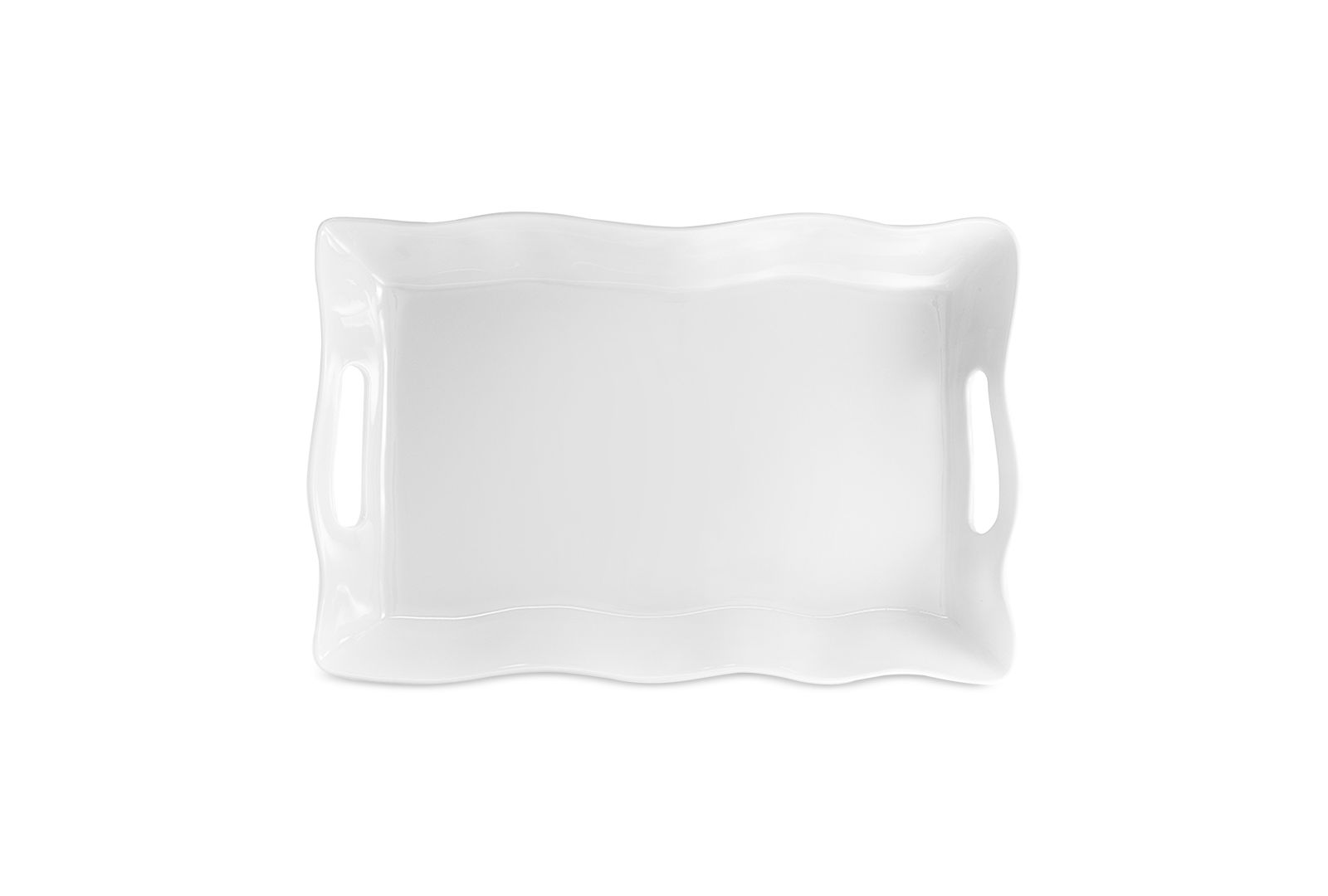 Декоративный поднос Q Squared Ruffle Melamine Rectangular