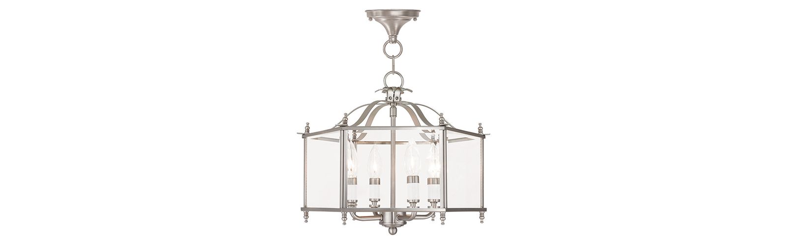 Livex Livingston 4-Light Semi Flush