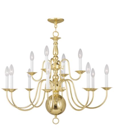 Livex Williamsburg 12-Light Chandelier
