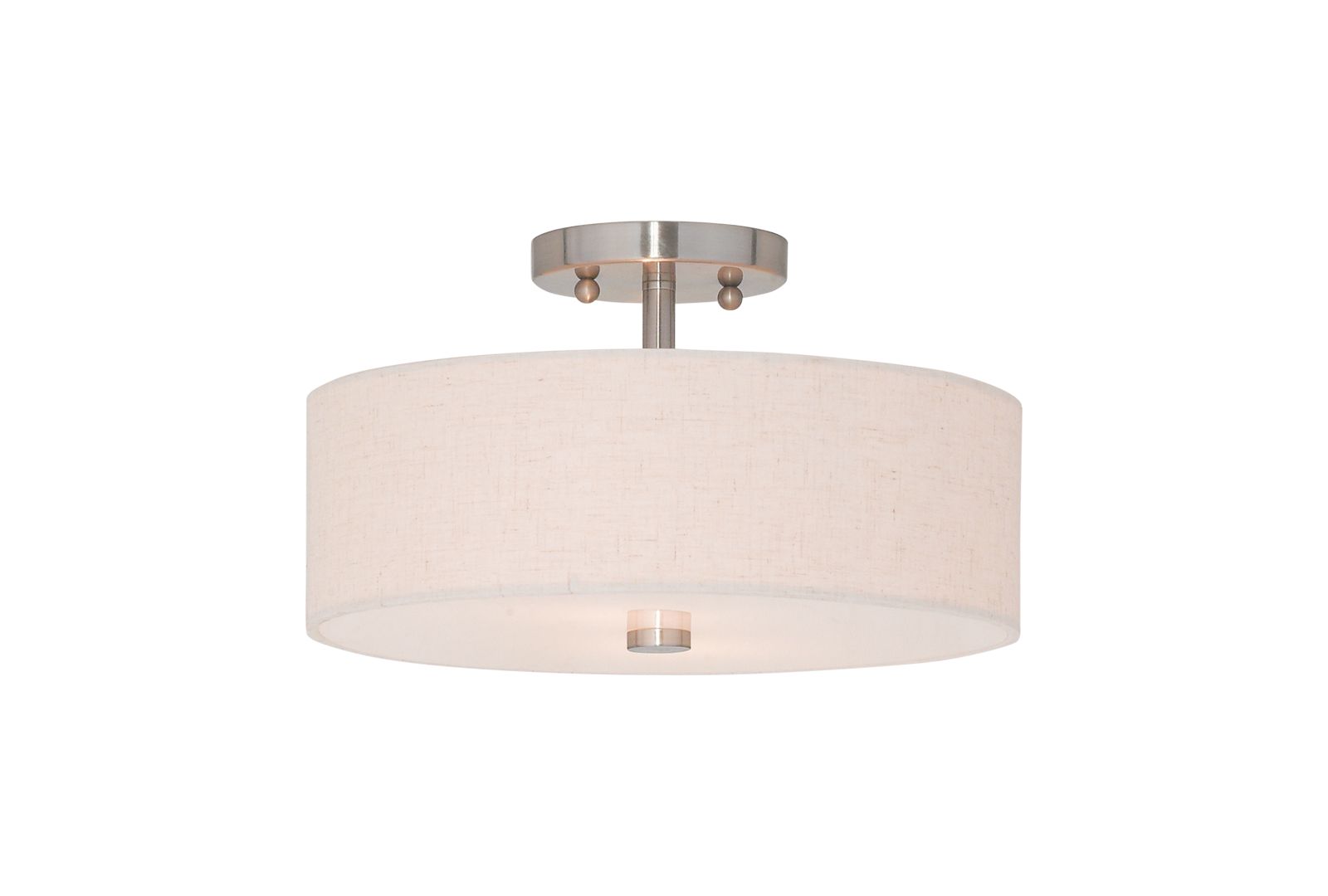 Livex Meridian 2-Light Semi Flush Mount