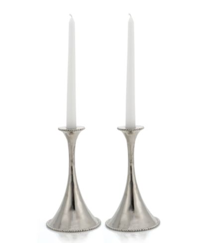 Michael Aram Set of 2 Molten Candlestick Holders