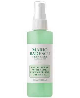 Mario Badescu Спрей для лица с алоэ, огурцом и зеленым чаем 4-oz.