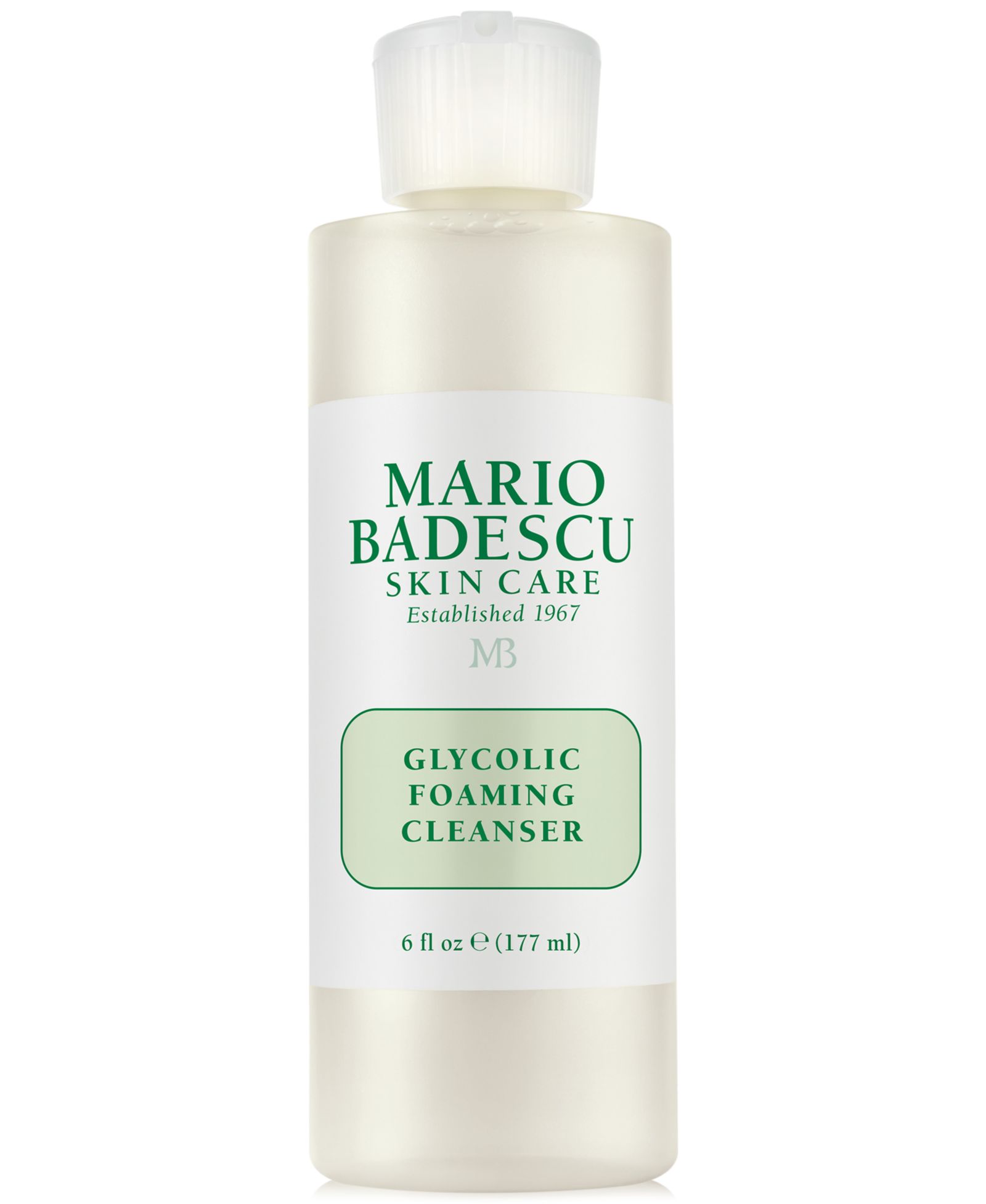 Очищающая пенка Mario Badescu Glycolic Foaming Cleanser, 6-oz.