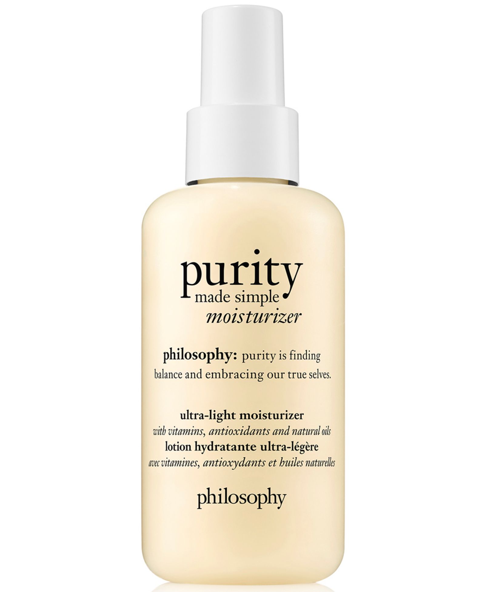 philosophy Purity Made Simple Ultra-Light Moisturizer, 4.7 oz.