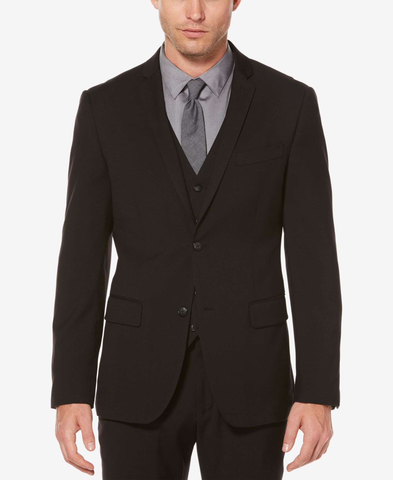 Мужской приталенный пиджак Perry Ellis Slim-Fit