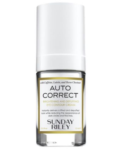 Sunday Riley крем для кожи вокруг глаз Auto Correct осветляющий и против отеков, 0.5 fl. oz.