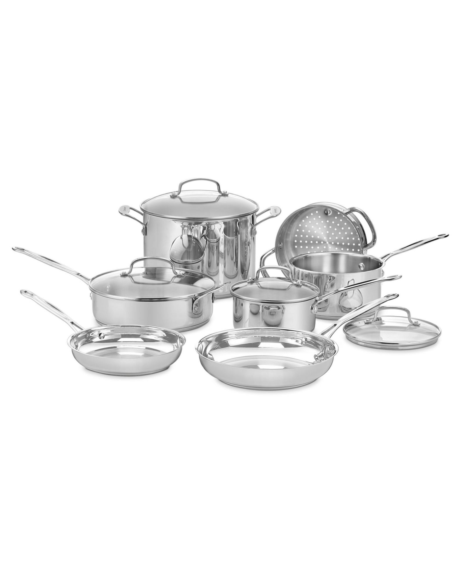 Набор кухонной посуды Cuisinart Chef's Classic Stainless Steel 11 Piece Cookware Set