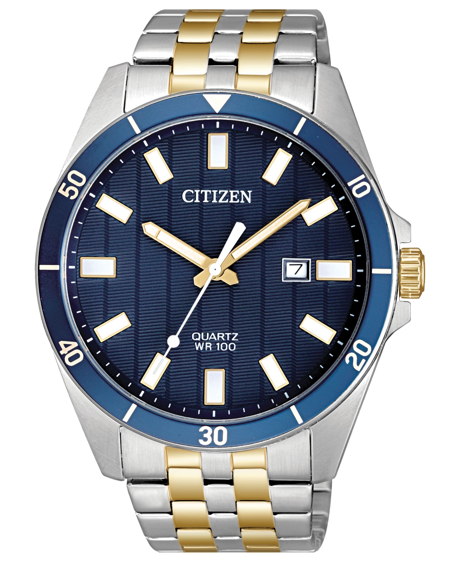 Мужские часы Citizen Quartz Two-Tone Stainless Steel Bracelet, 42mm