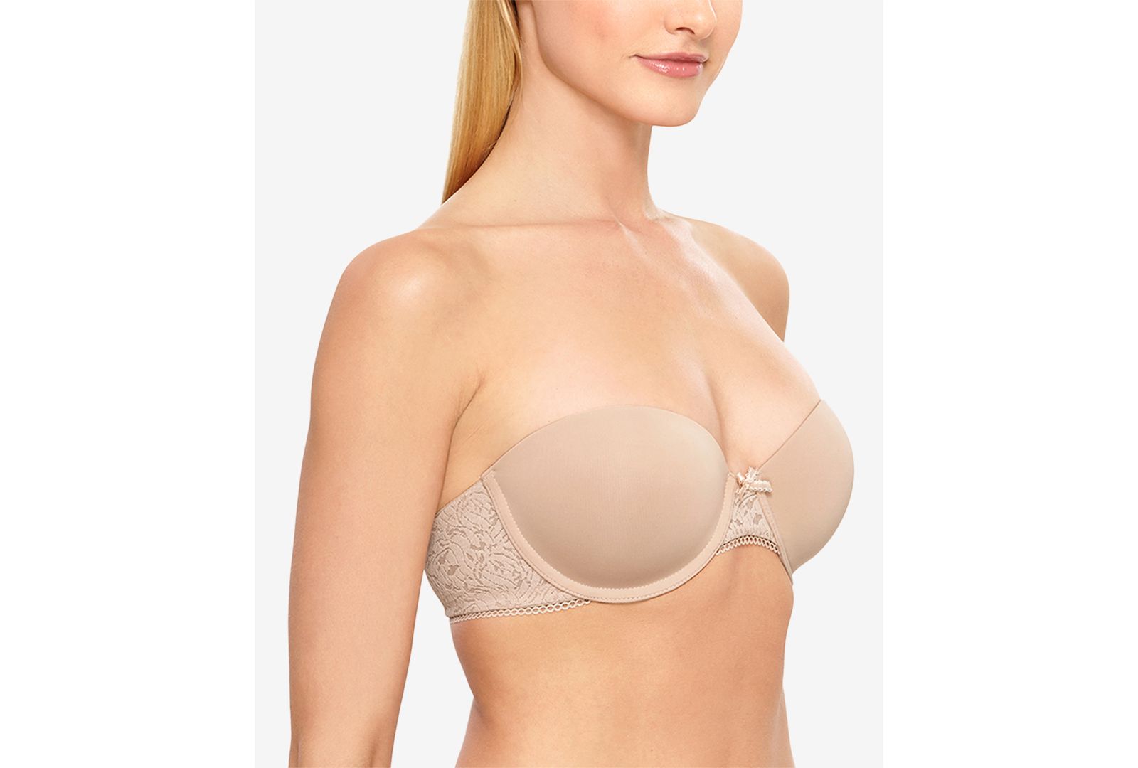 Бюстгальтер b.tempt'd by Wacoal Modern Method Strapless Picot-Trimmed 954217