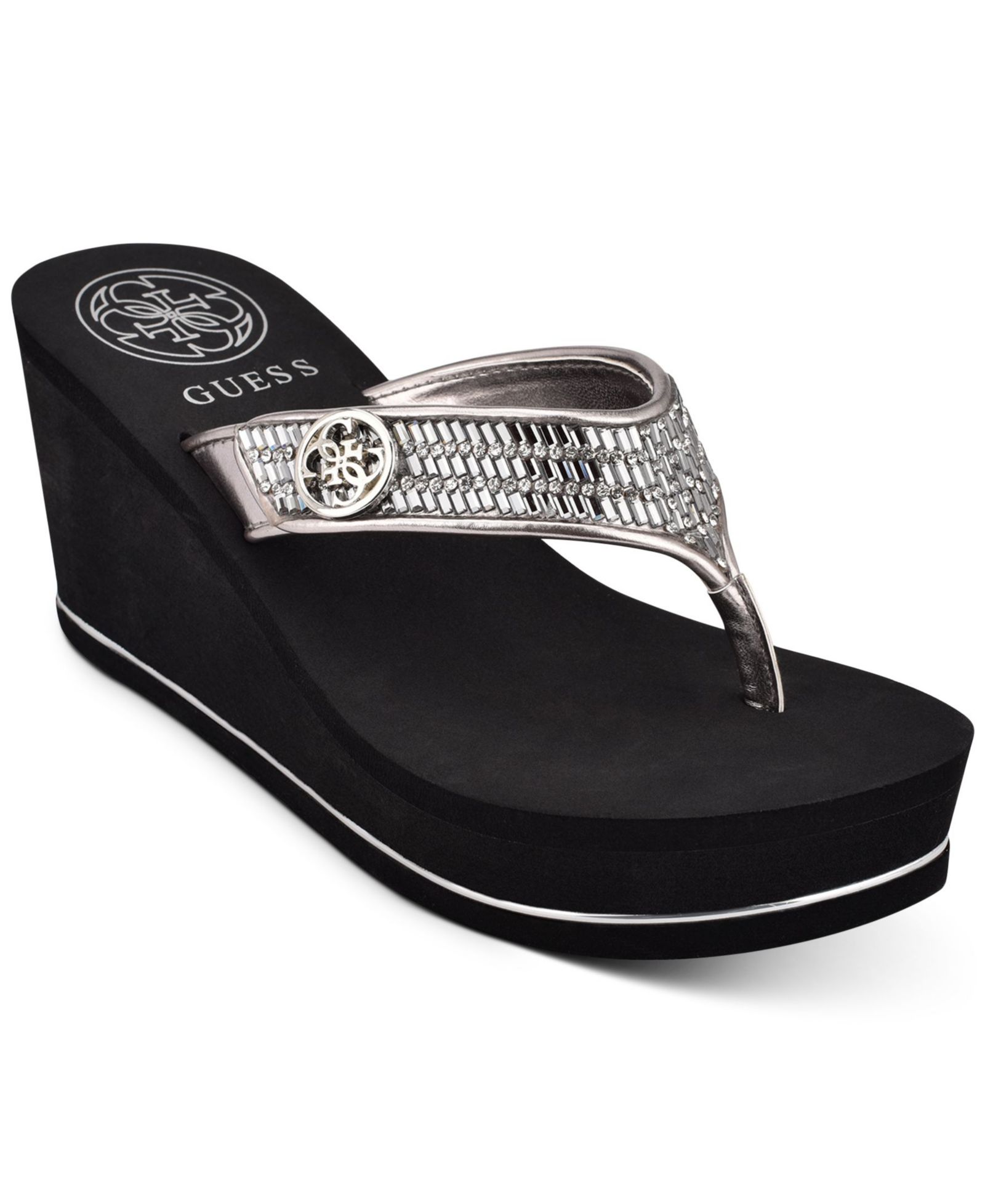 GUESS женские сандалии на танкетке Sarraly Eva Logo