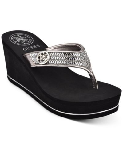 GUESS женские сандалии на танкетке Sarraly Eva Logo