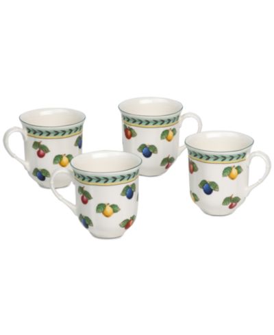 Villeroy & Boch French Garden Mugs, Set of 4