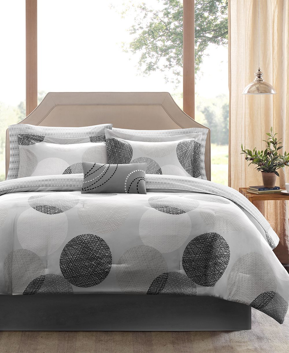 Madison Park Essentials Knowles 9-Pc.Comforter Set, Queen