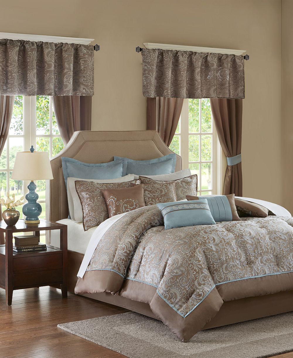 Комплект постельного белья Madison Park Essentials Brystol, 24-Pc., California King