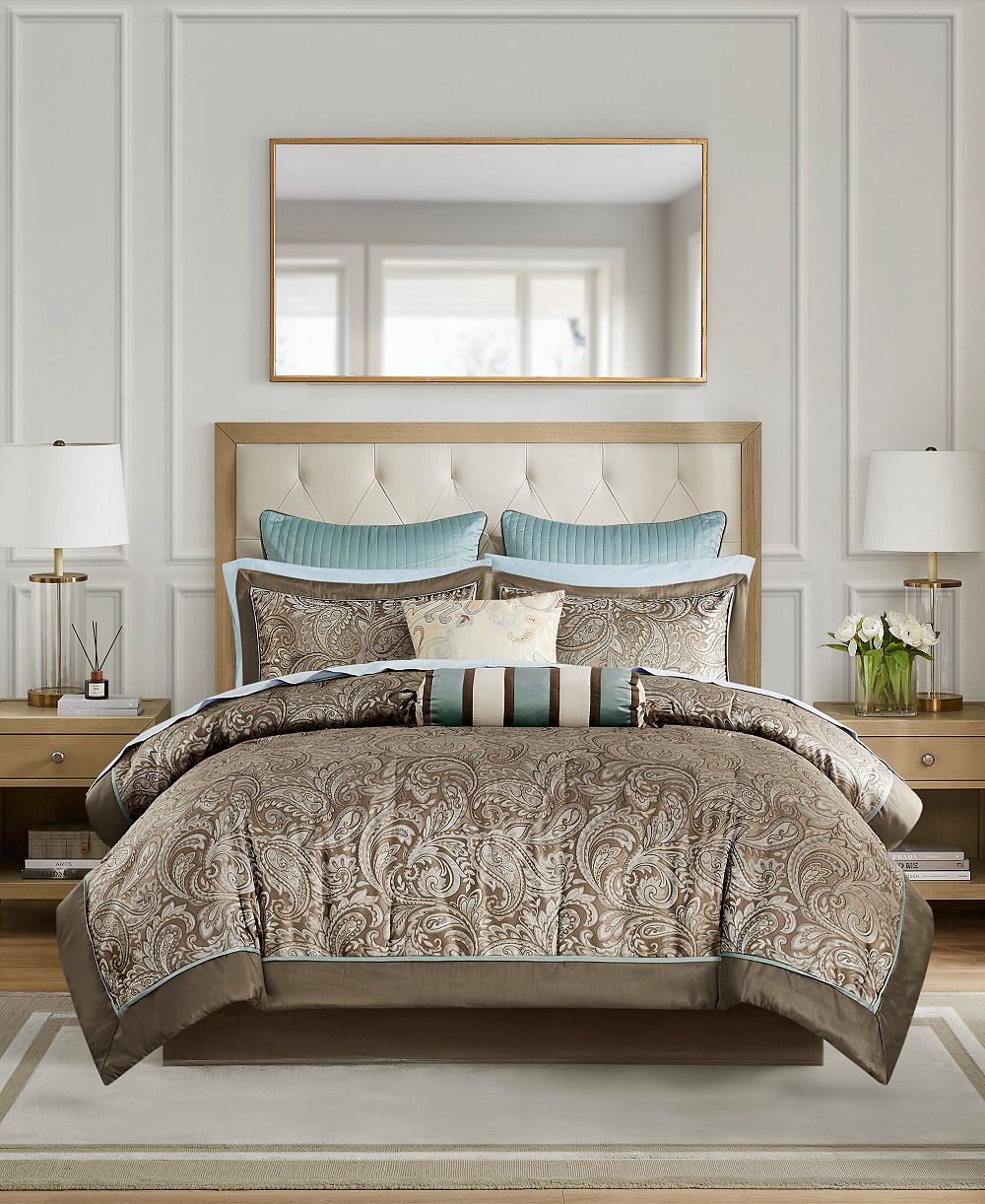 Madison Park Adeline 12-Pc. Comforter Set, California King
