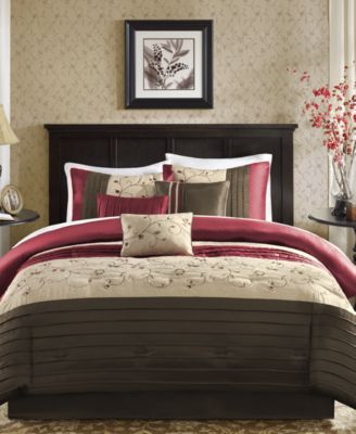 Комплект из 7 предметов Madison Park Serene Comforter, Queen