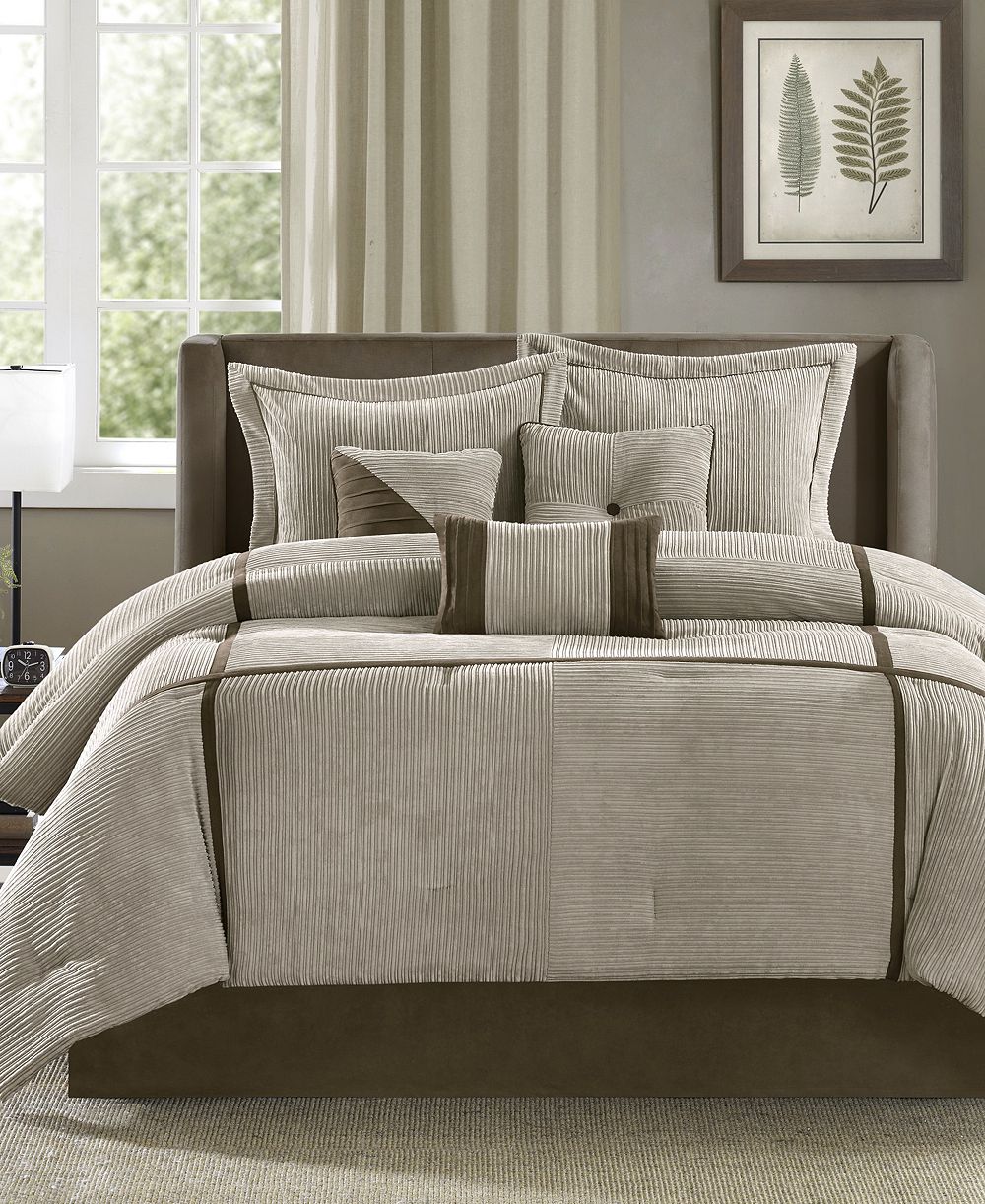 Madison Park Dallas 7-Pc. Comforter Set, Queen