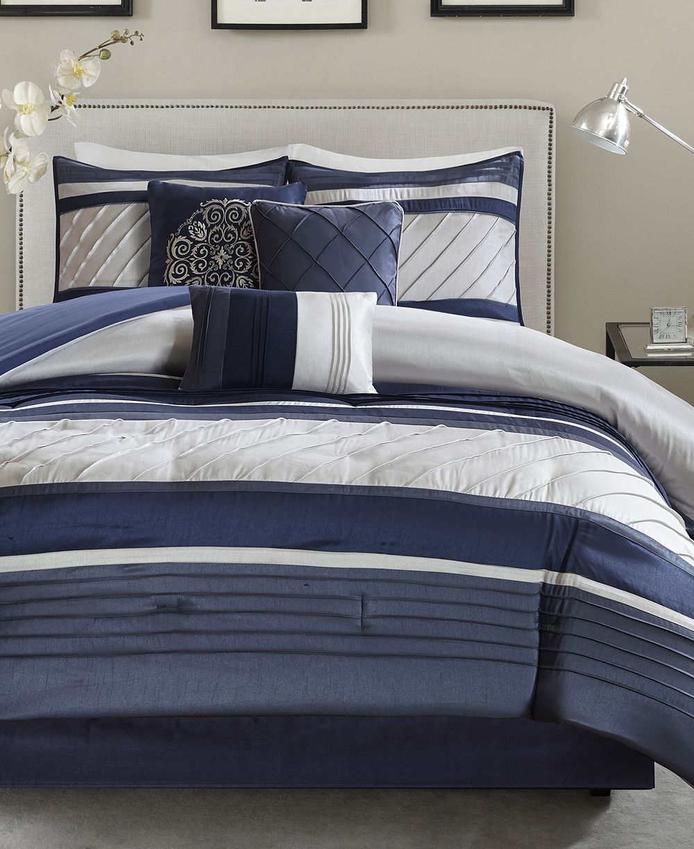 Комплект покрывал Madison Park Blaire Faux-Silk, King