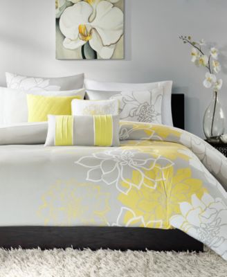 Madison Park Lola 6-Pc. Duvet Cover Set, Full/Queen