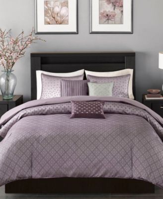 Madison Park комплект из 6 пододеяльников Biloxi с геометрическим жаккардовым узором, размер King/California King