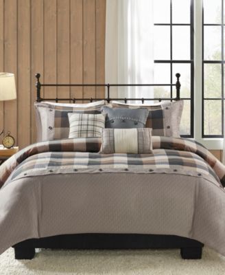 Madison Park Ridge Herringbone комплект из 6 предметов, Full/Queen