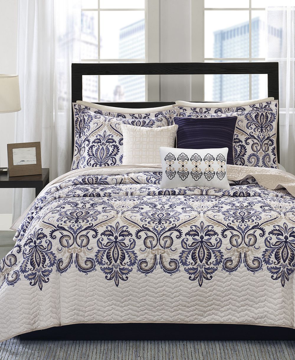 Комплект из 6 шт. Madison Park Cali Quilted, Full/Queen