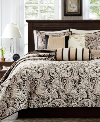 Madison Park Adeline Paisley 6-Pc. Quilt Set, King/California King