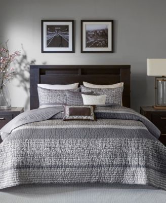 Madison Park Rhapsody 6-Pc. Quilt Set, King/California King, комплект стеганого одеяла 6 шт., King/California King