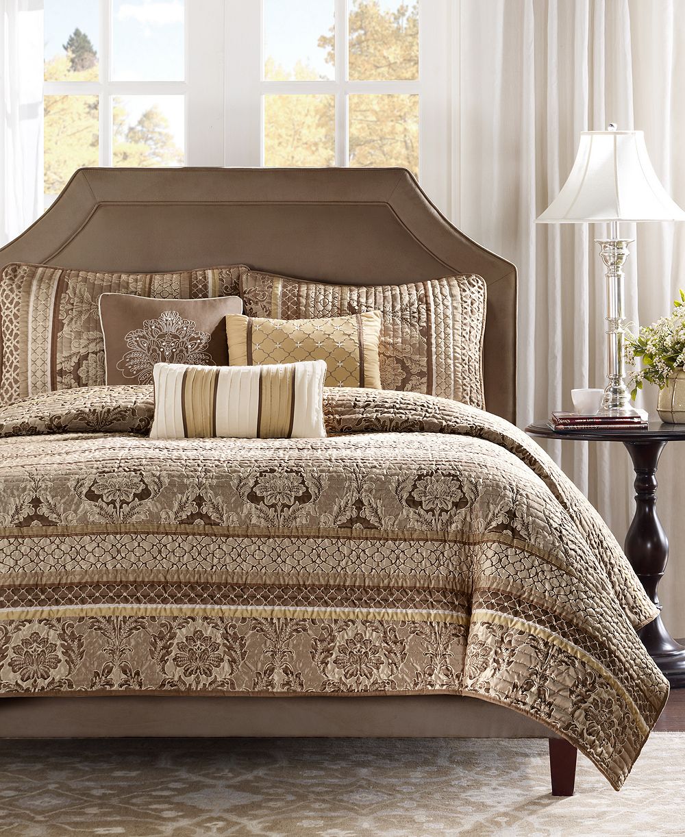 Комплект покрывала Madison Park Bellagio Jacquard 6-Pc., Full/Queen