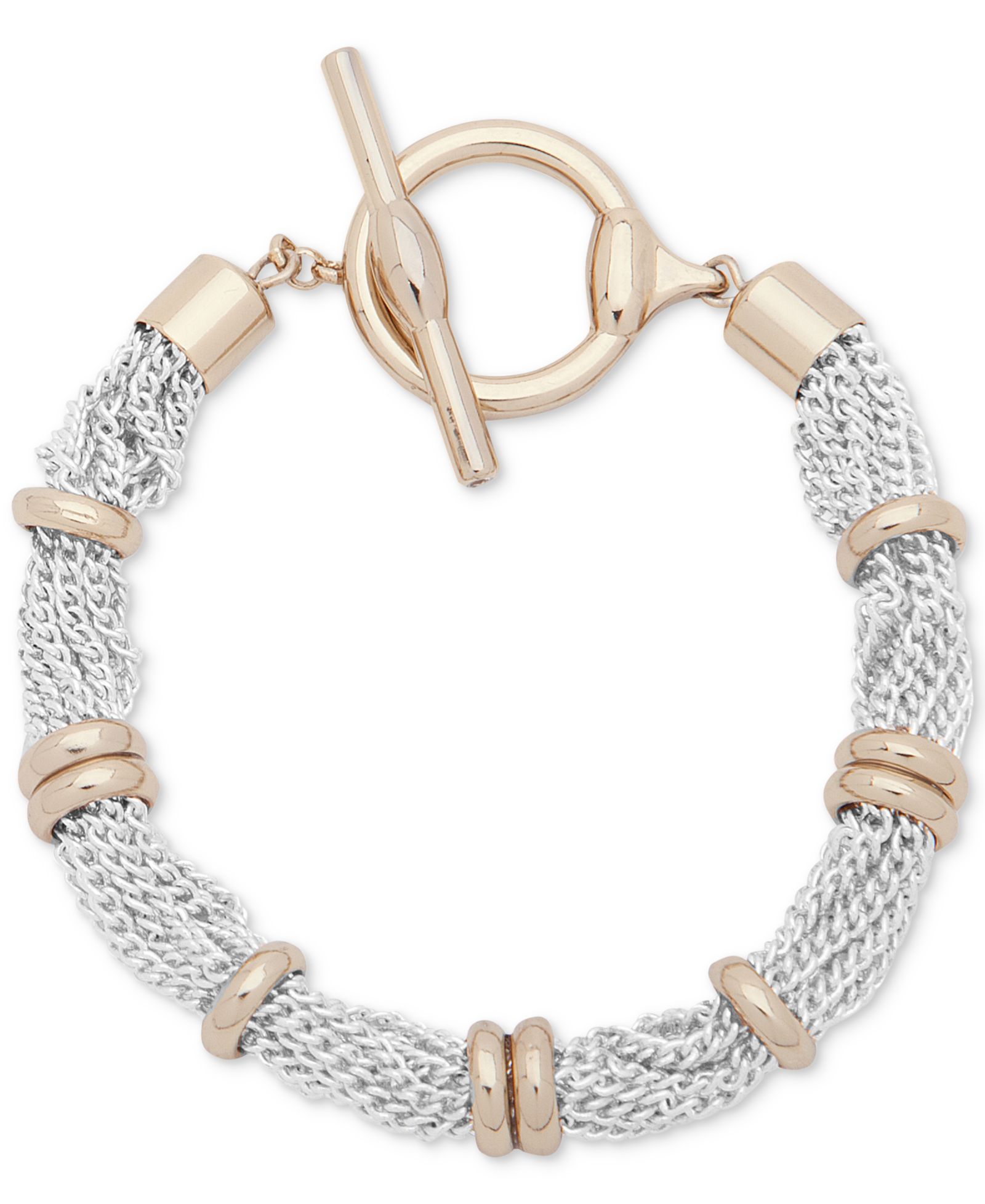 Браслет Lauren Ralph Lauren Two-Tone Multi-Row Toggle